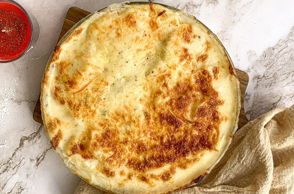 Batatas gratinadas